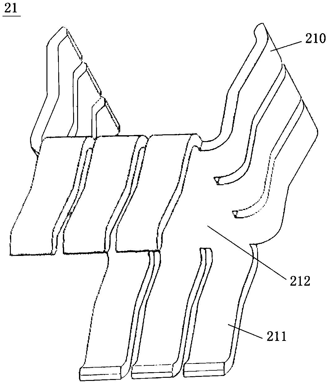 Adapter connector and connector assembly