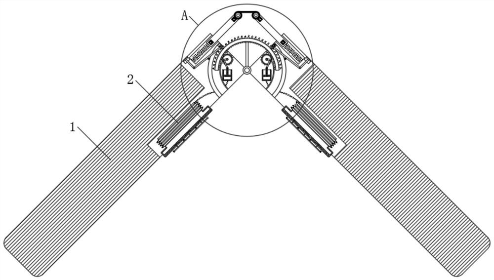 Mobile phone shell capable of automatically fixing and reducing folding impact force for folding mobile phone