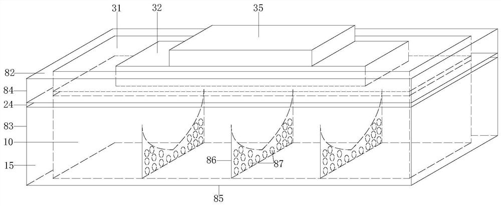 Inert atmosphere cooling device for roasting battery material and application method thereof