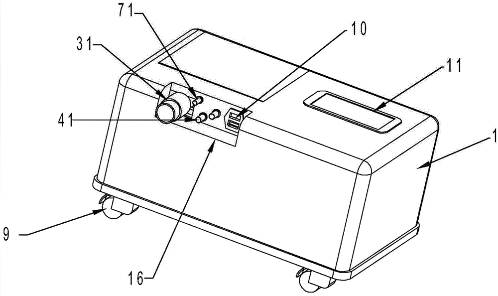 Efficient intelligent human body nursing instrument