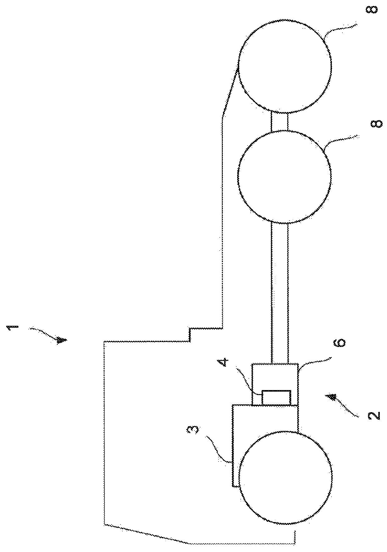 Method for controlling gear shifting in a hybrid driveline by use of an electric machine