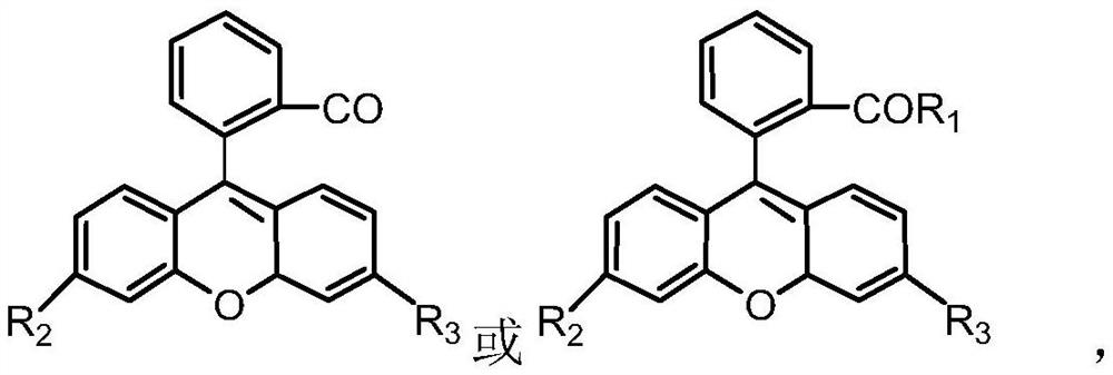 A kind of pentapeptide modified rhodamine b compound and its preparation method and application