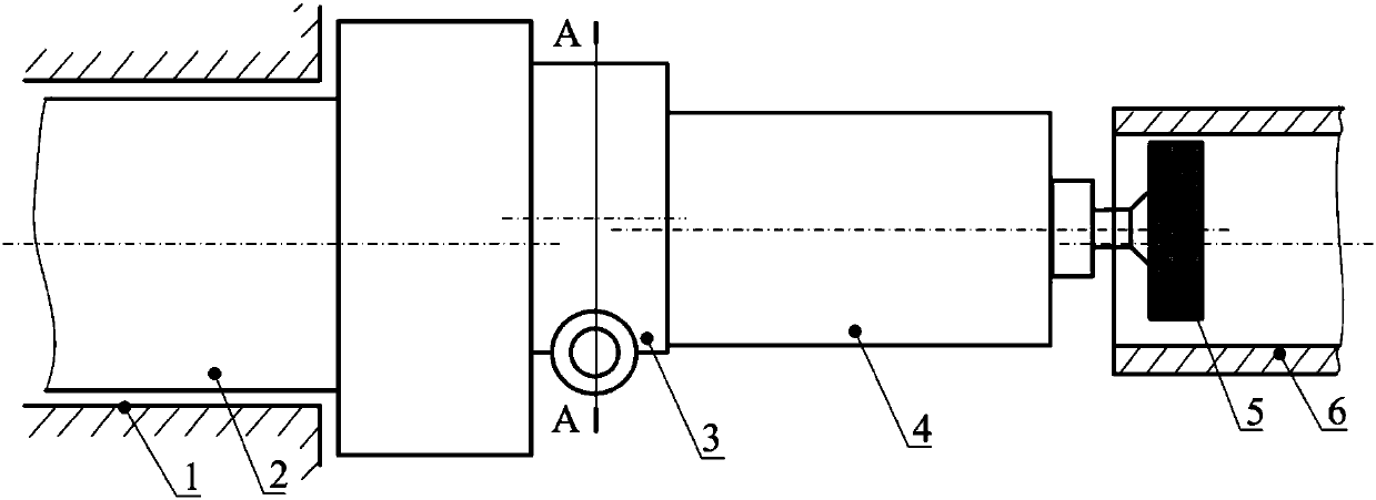 A boring and grinding composite processing technology