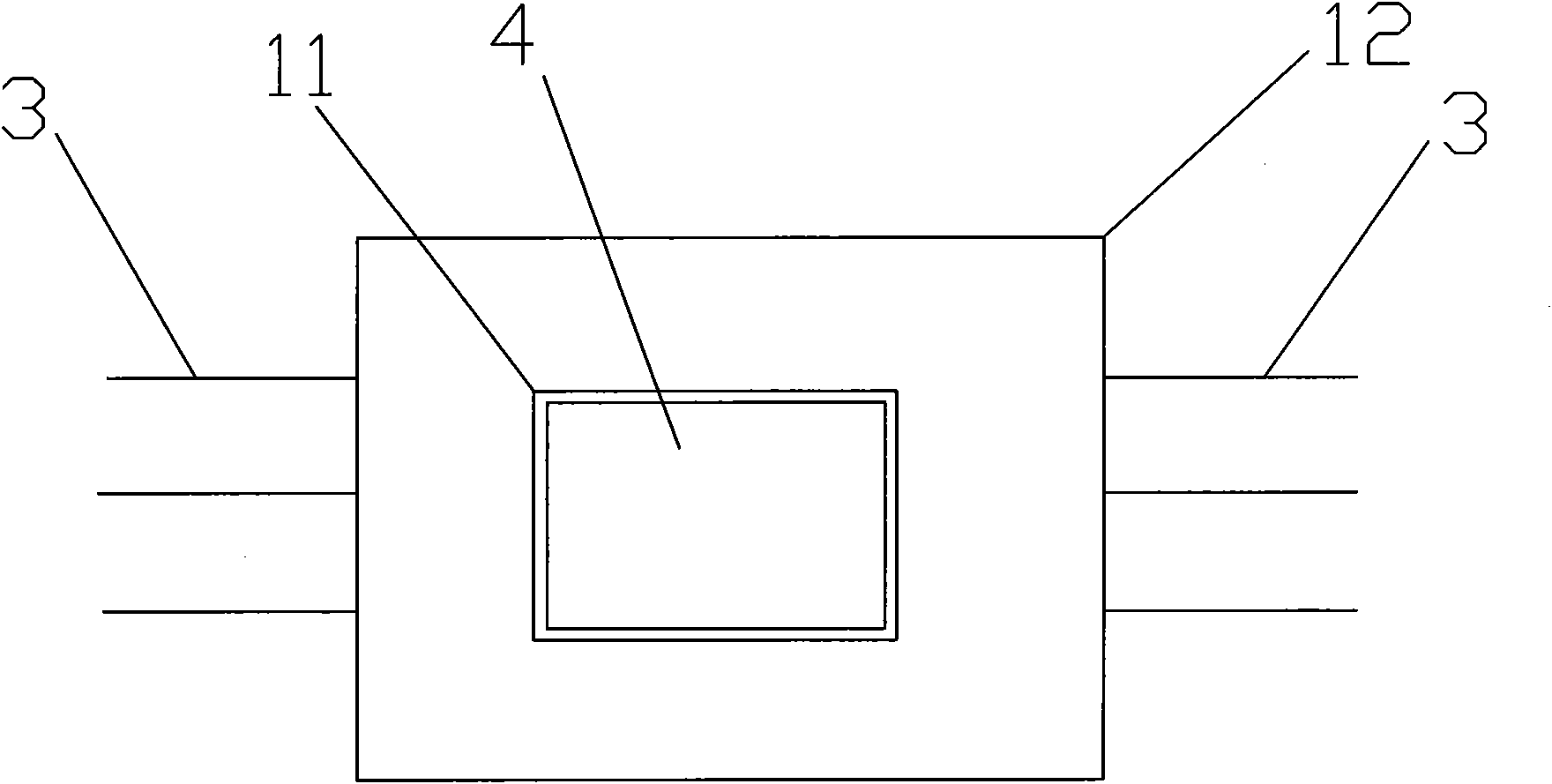 Packaging structure of surface-mount device infrared receiver