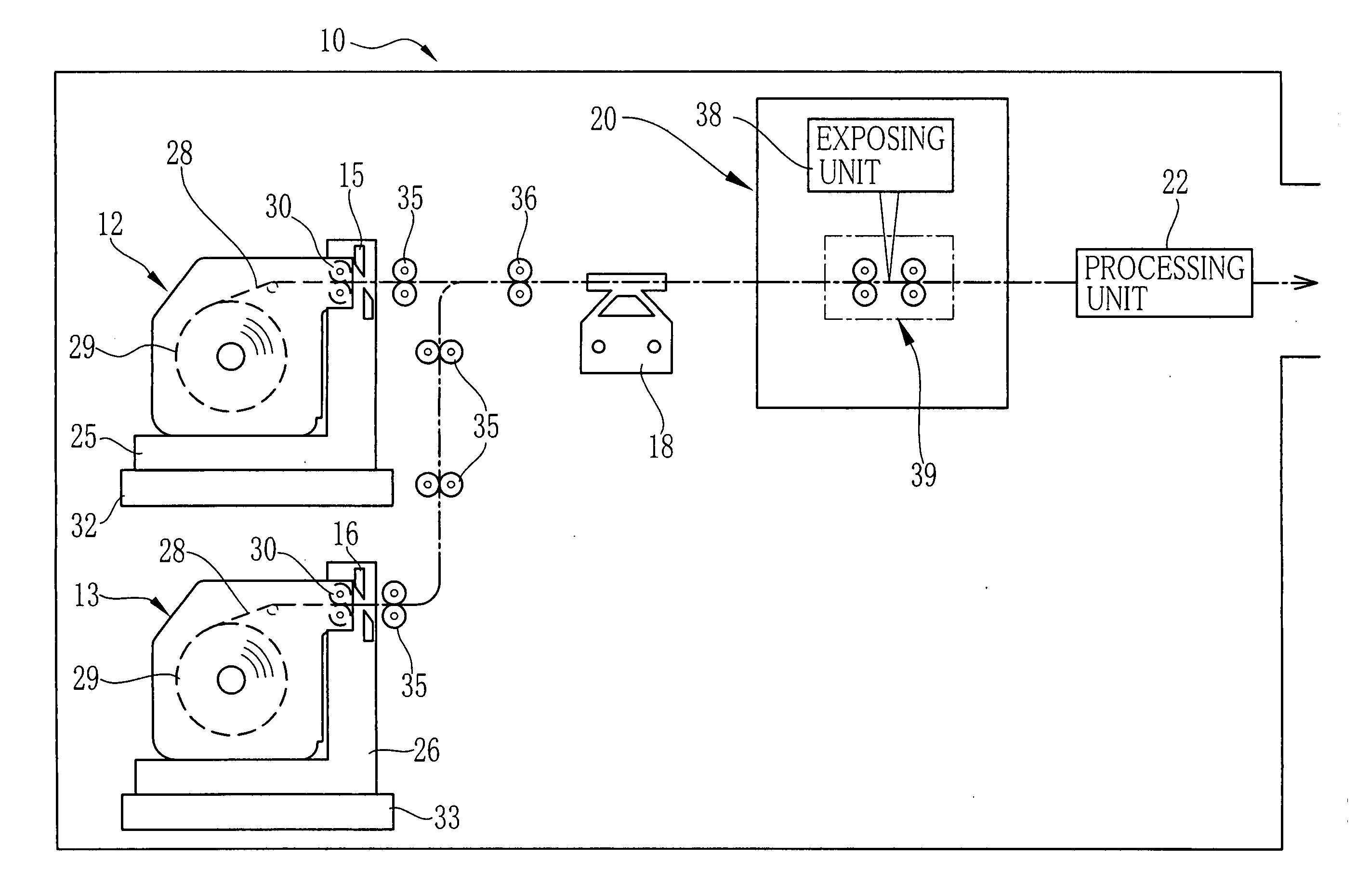 Image recording apparatus and recording-material feeding method