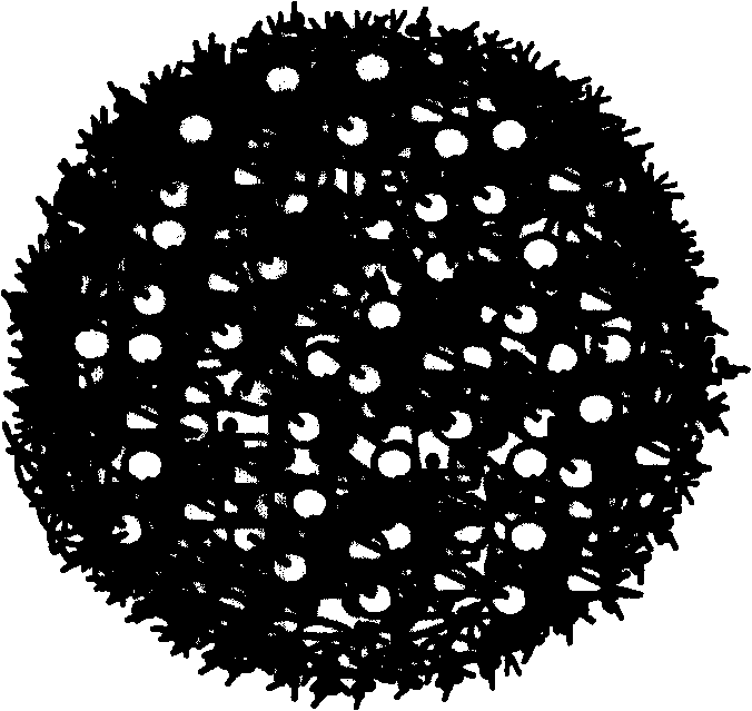 Composite filler for biological filtering bed