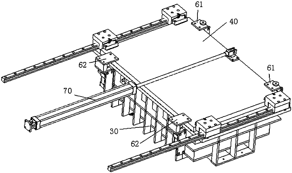 Telescopic block assembly and door opening and closing device