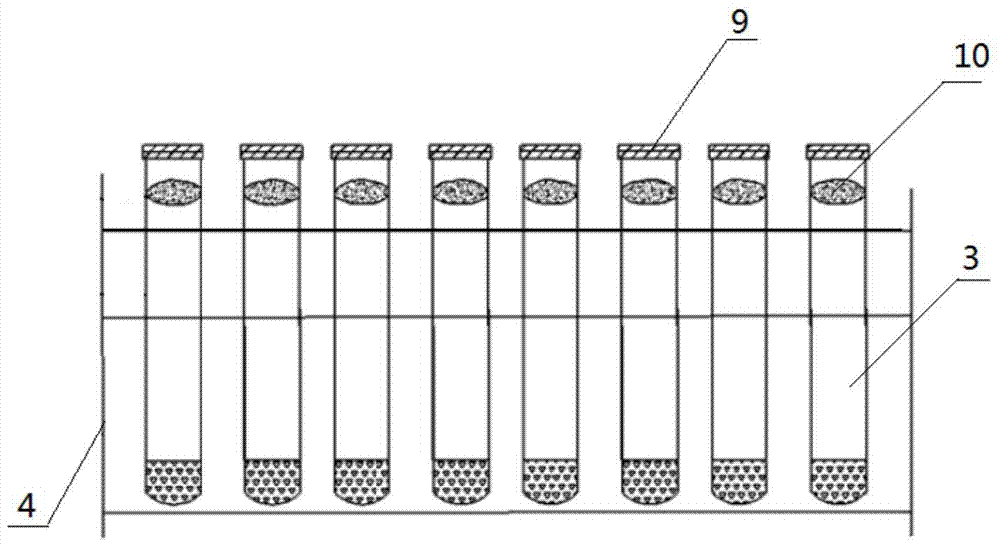 A rapid detection kit for butyl xanthate and its detection method