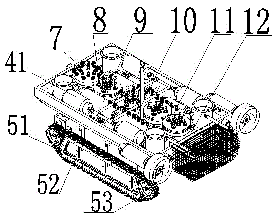 Multifunctional operation type underwater robot