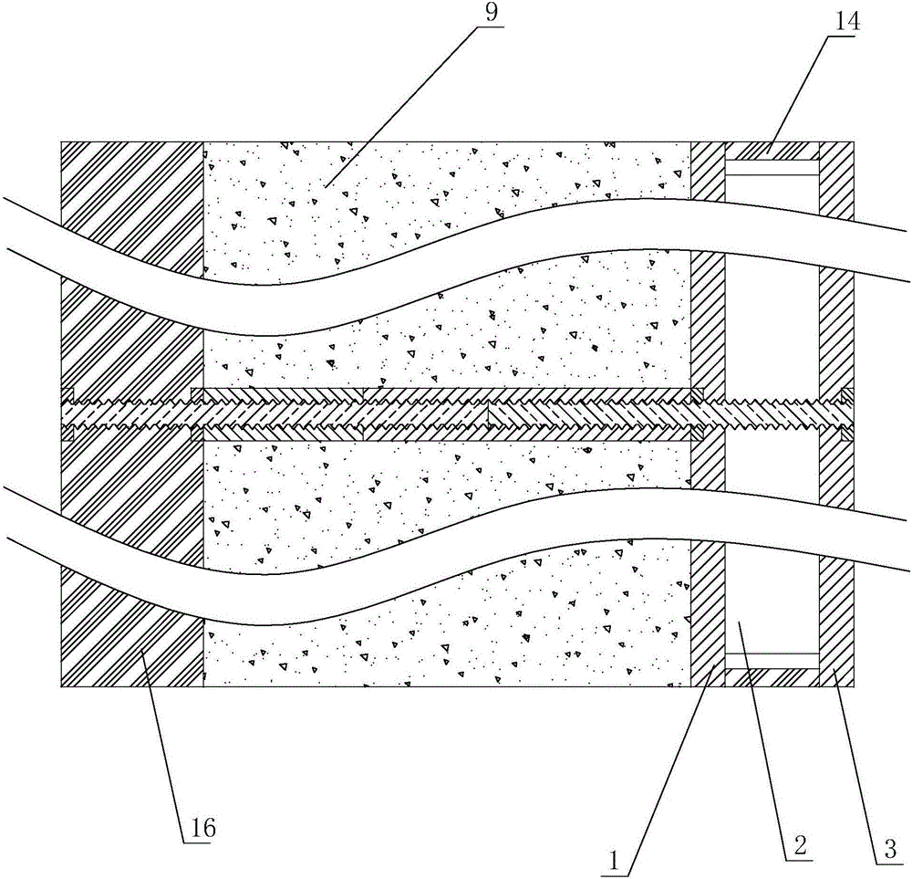 Insulation and formwork integrated board for building external wall external thermal insulation system