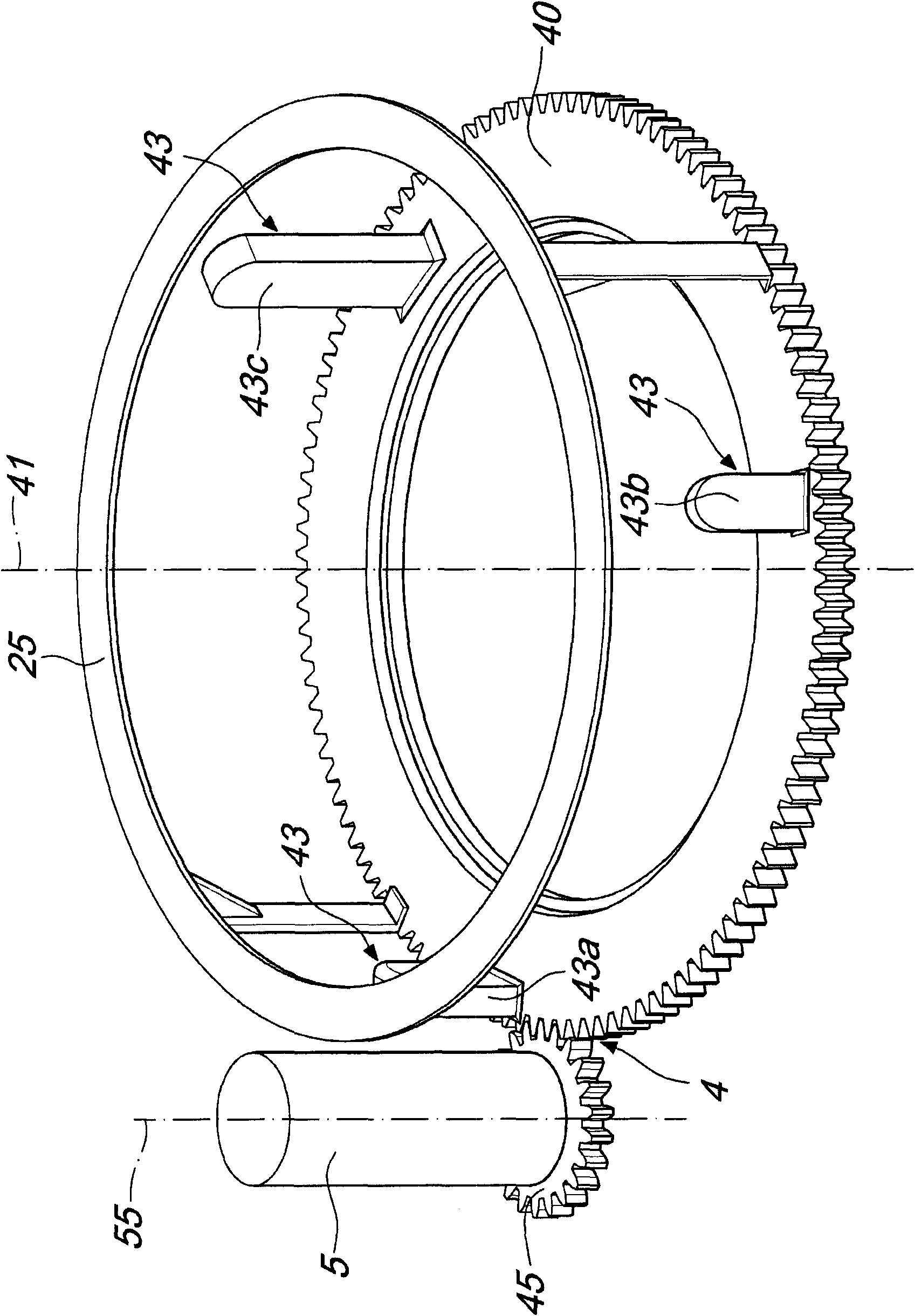 Device for winding watches, in particular self-winding watches