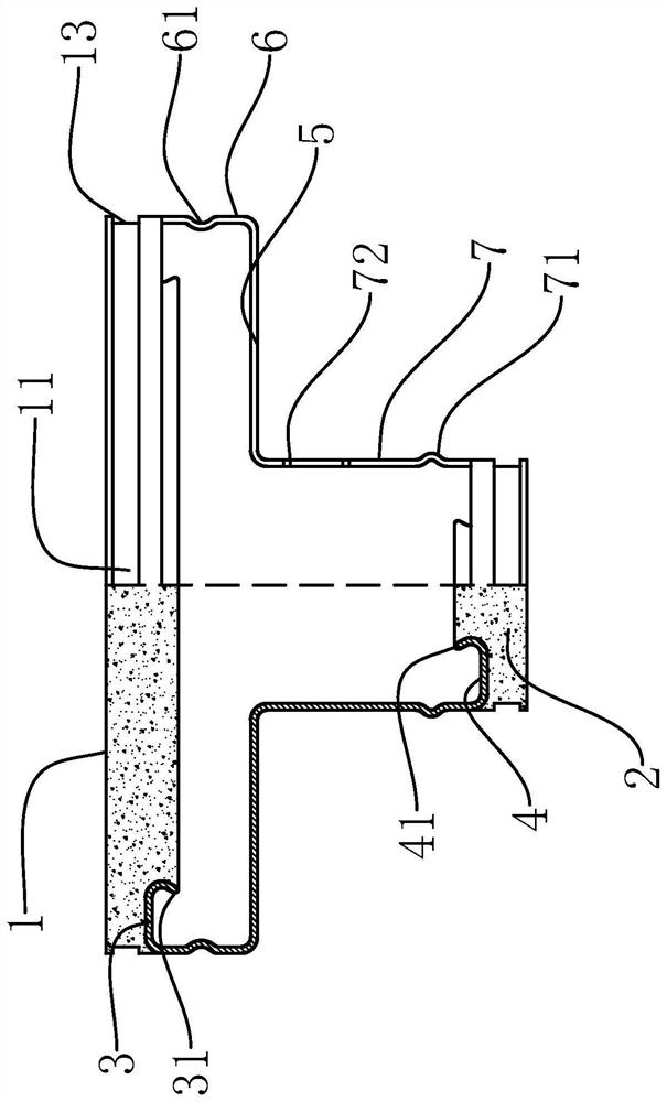 Reinforced concrete block, wall formed by masonry and masonry method