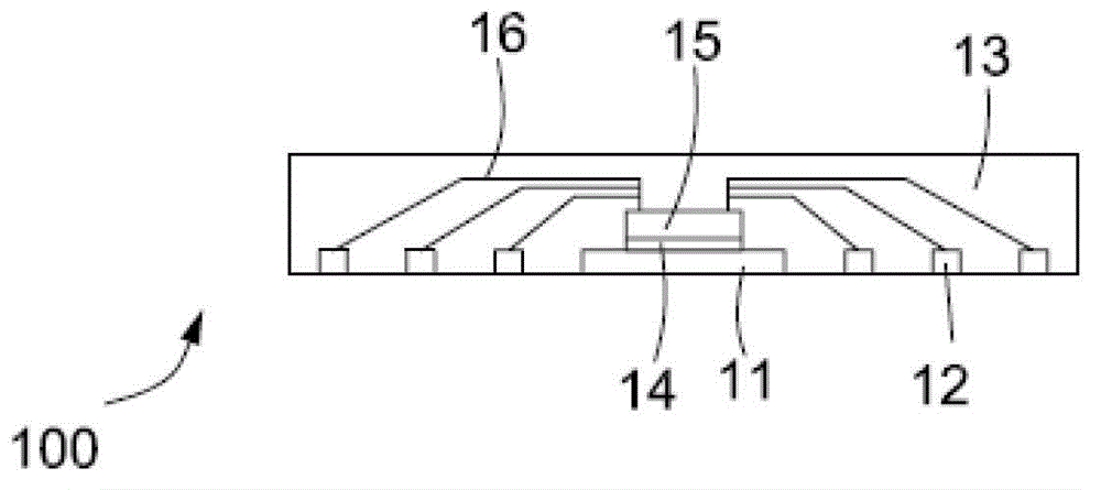 Manufacturing method for rewiring quad flat no-lead (QFN) packaging component