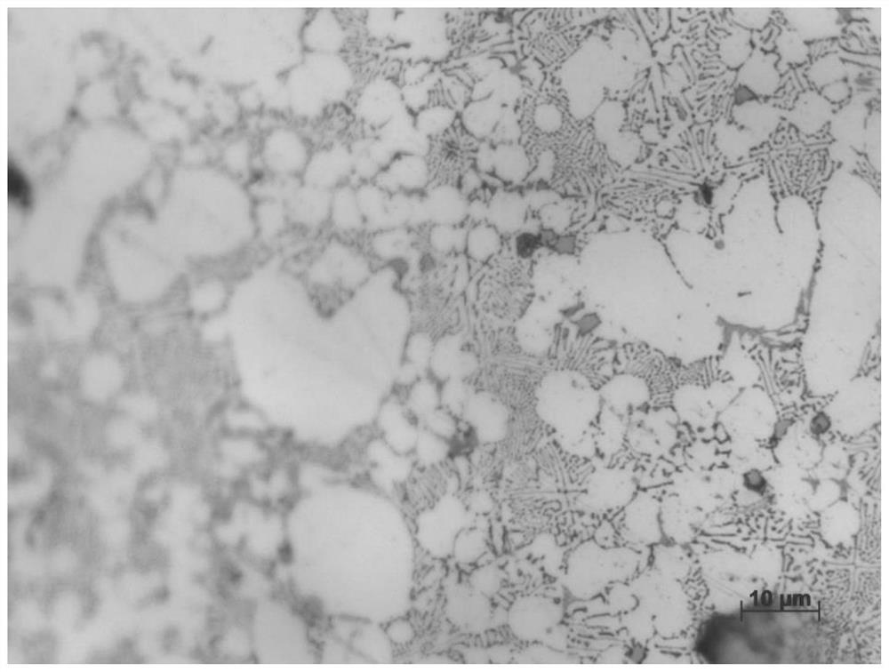 A semi-solid aluminum alloy material suitable for new energy vehicle battery packs and its preparation method