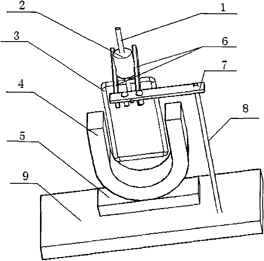 Single-turn electromotor teaching model