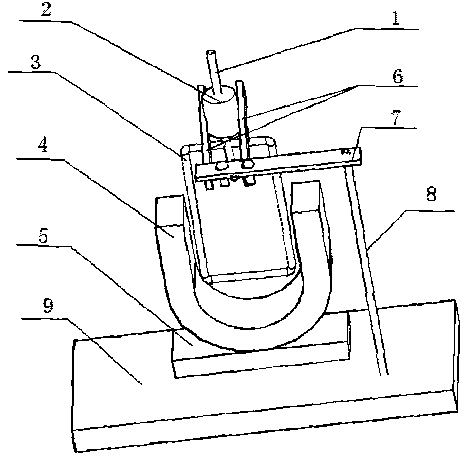 Single-turn electromotor teaching model