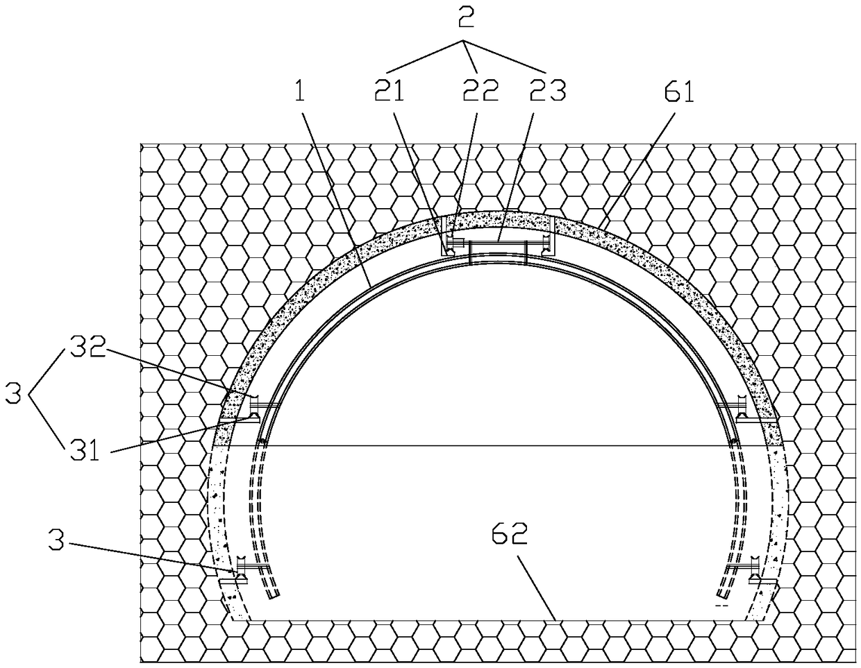 Operation platform and continuous operation system and operation method for tunnel construction thereof