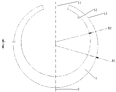 Elastic clamping ring