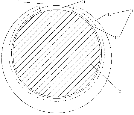 Elastic clamping ring