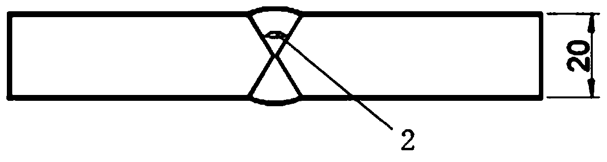 Manufacturing method of weld defect testing plate for austenitic stainless steel having crack defects