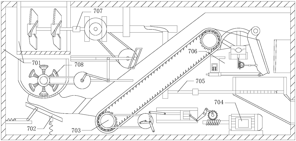 Pulverizing and vibrating type camellia oleifera fruit shell removing and seed extracting device for agricultural production