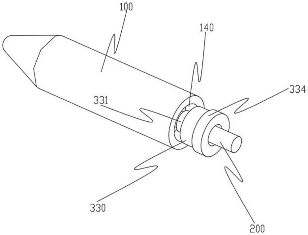 Penetrating and inserting mechanism for butt joint of conveyor belt joints and using method