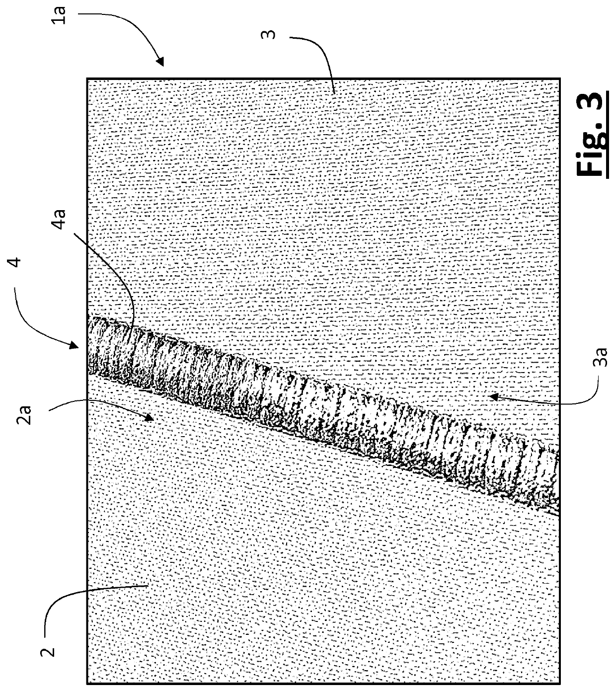 Garment having an overlock stitch and the related production process