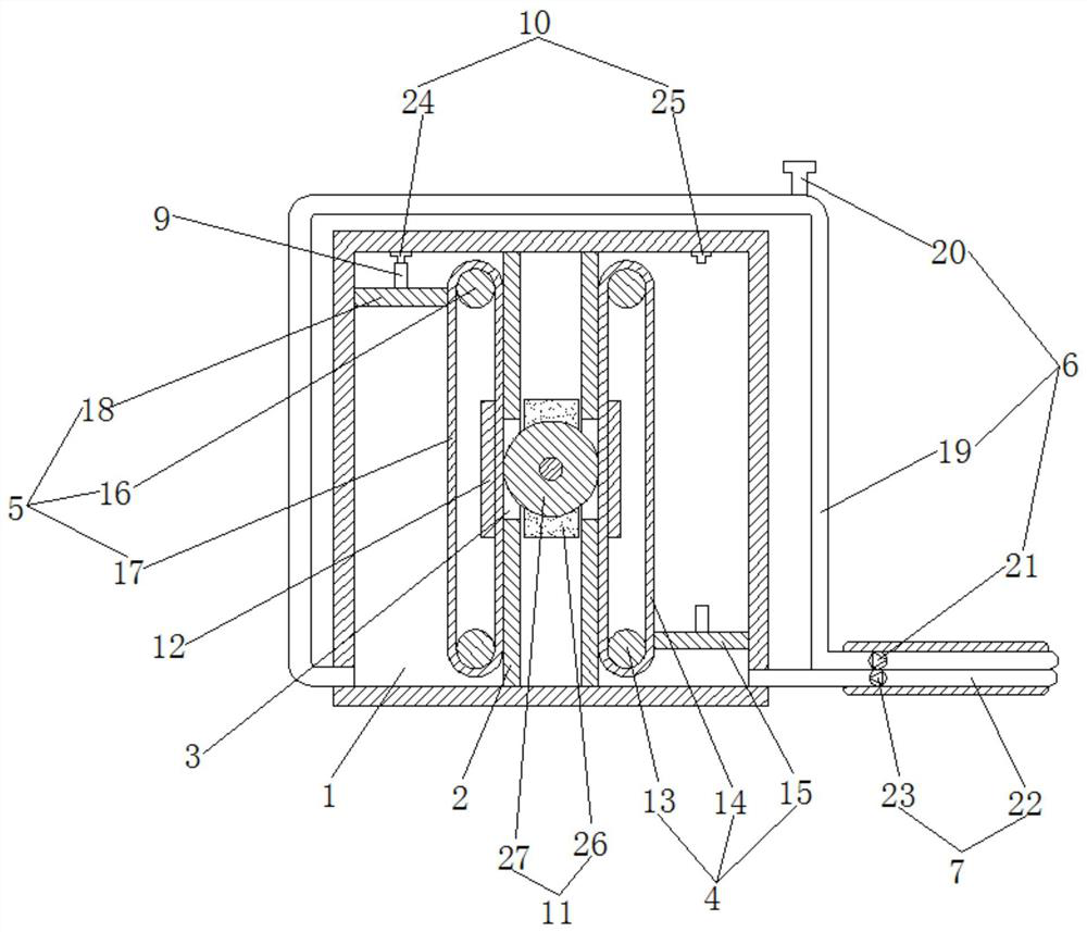 Abdominal drainage device for medical oncology