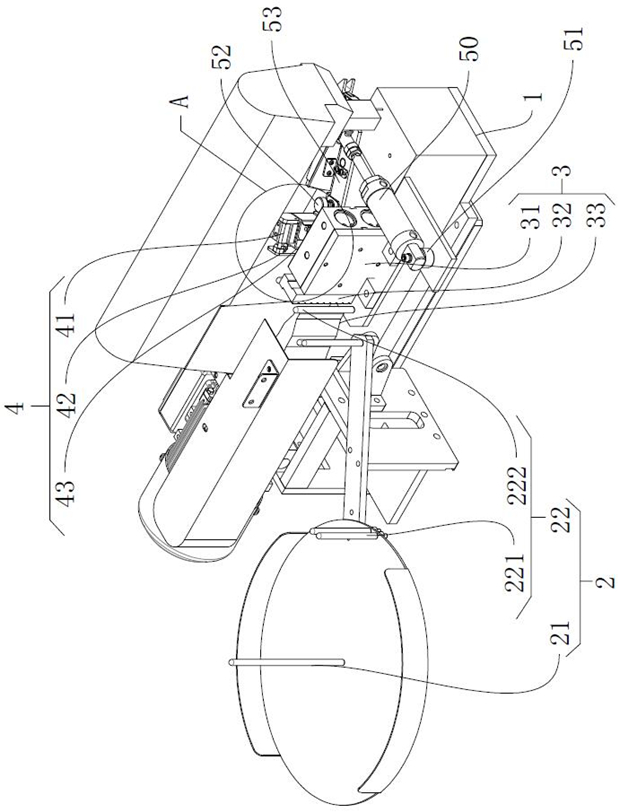 Sideband cutting structure and sideband surrounding machine and sideband surrounding method including the same