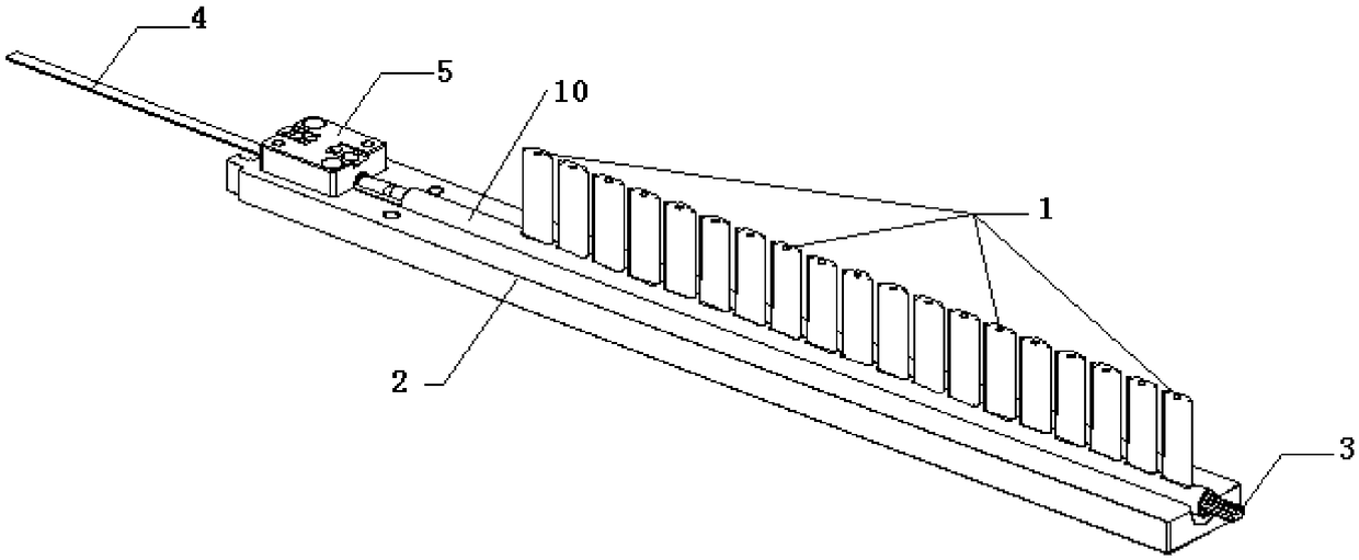 Hole flanging die structure and stamping method