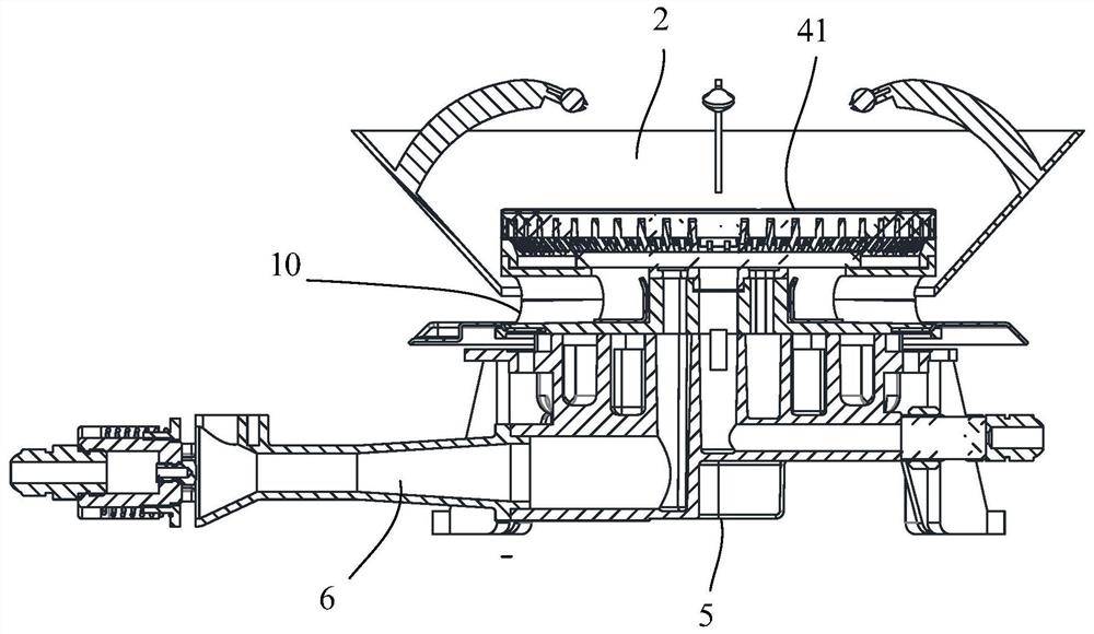 Integrated gas mixing structure, combustor and stove