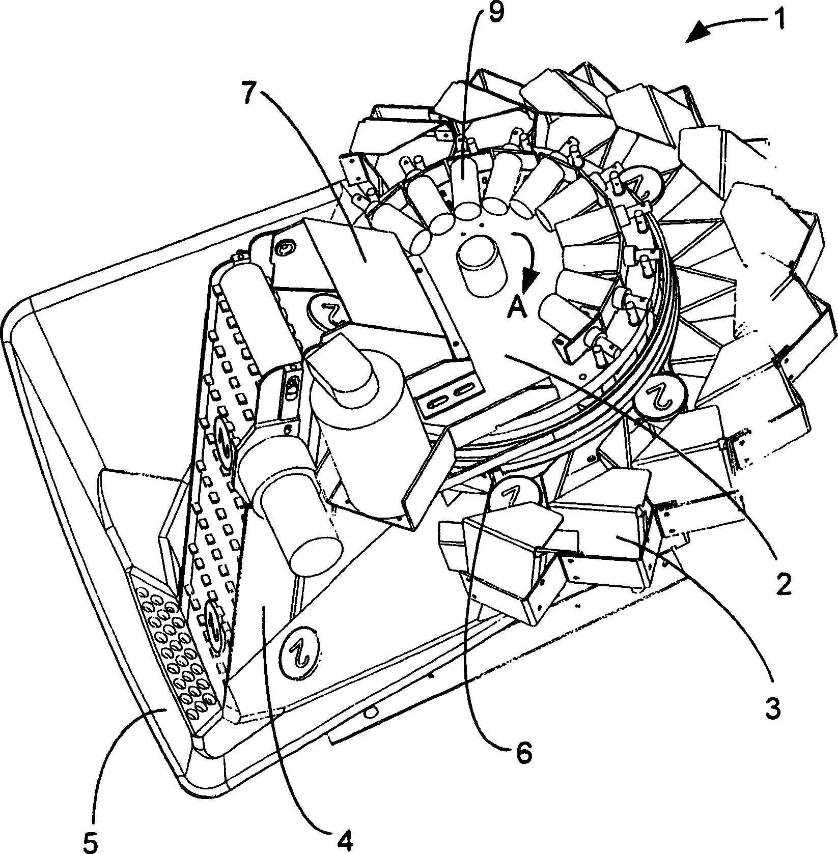 Accessory device for coin handling apparatus