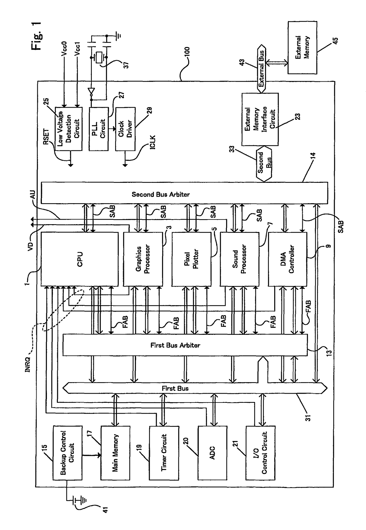 Data processing unit and bus arbitration unit