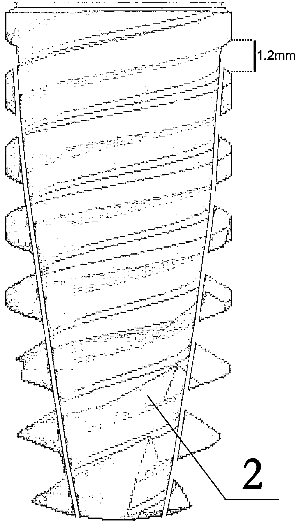 Dental department implant and method for verifying binding ability of dental department implant to bone