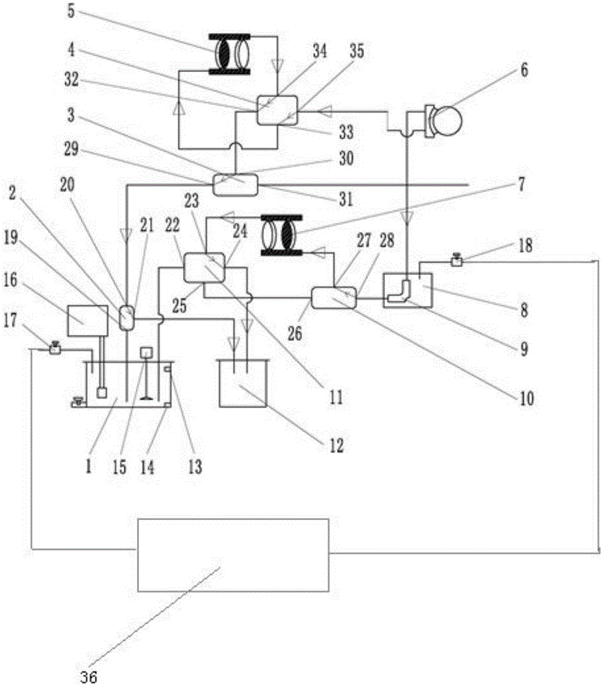 Concentrated ink supply system used in satellite type flexo printing machine