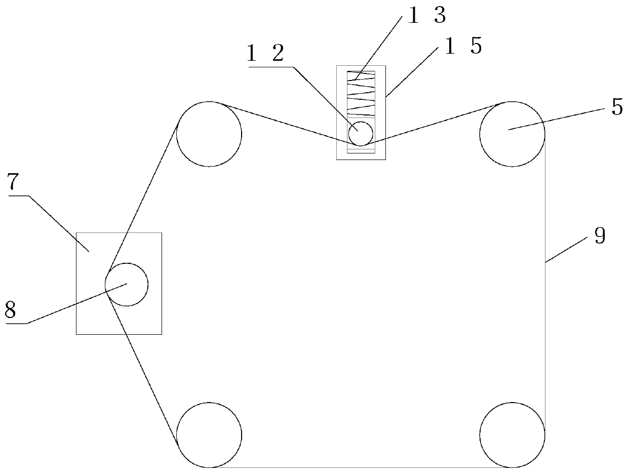 Height adjustment equipment for quartz crucible in single crystal furnace of semiconductor device