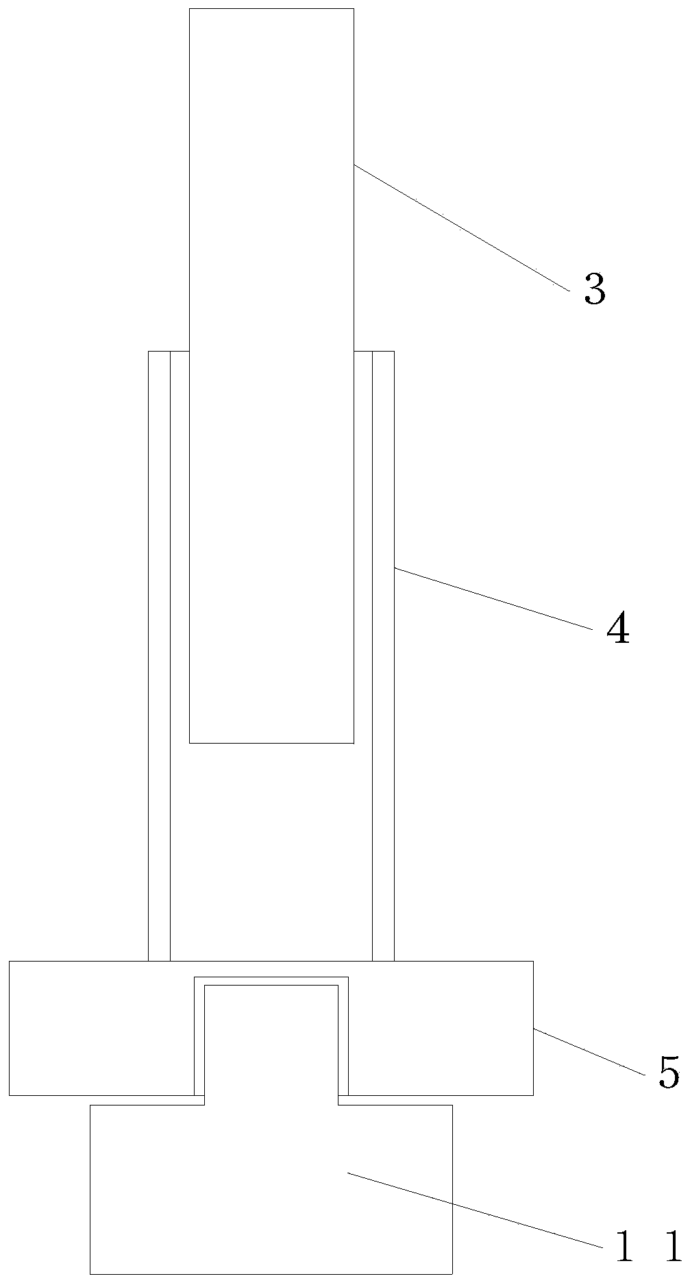 Height adjustment equipment for quartz crucible in single crystal furnace of semiconductor device