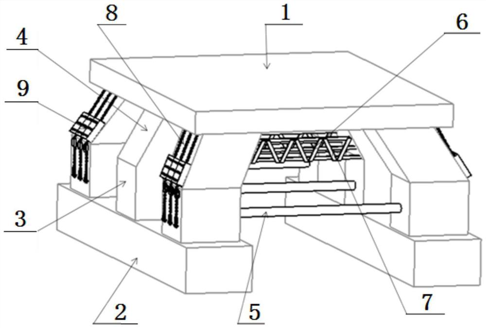 Novel polar ice area semi-submersible drilling platform