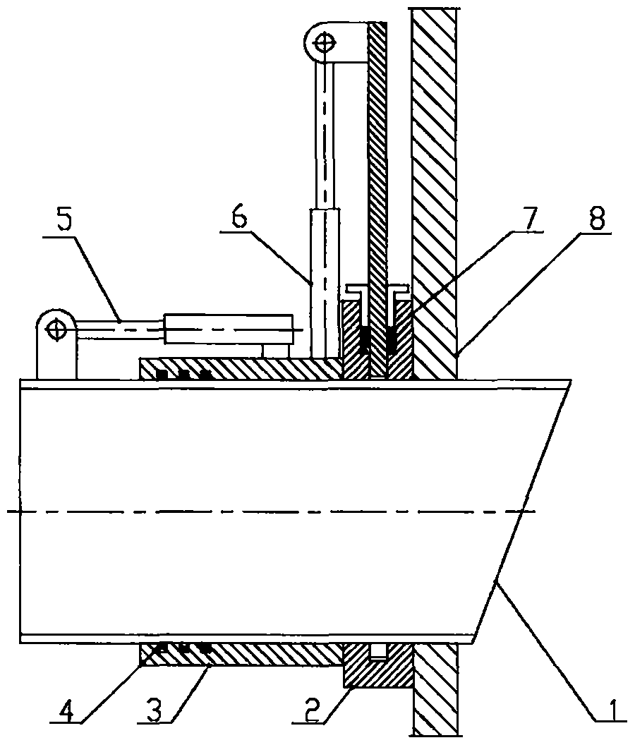 Soil bin monitoring device for shield machine