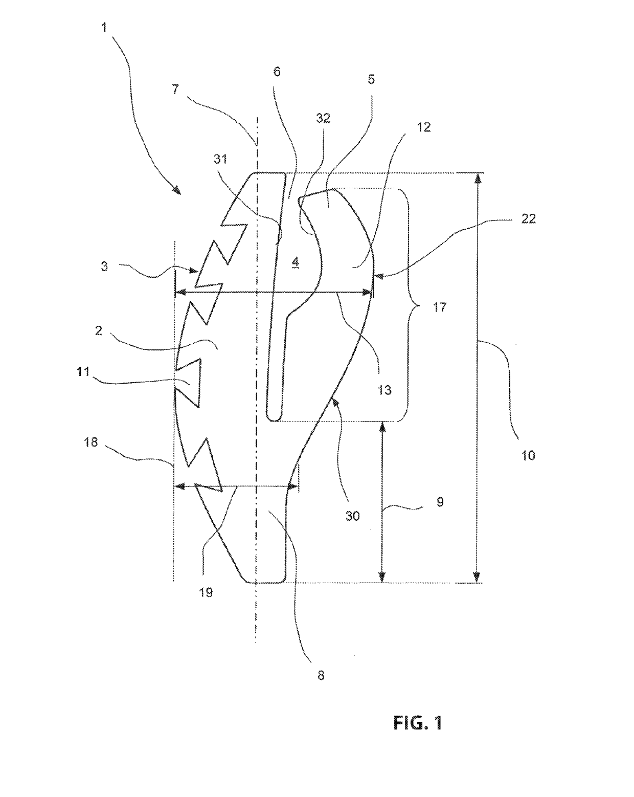 Bracket for an orthodontic device