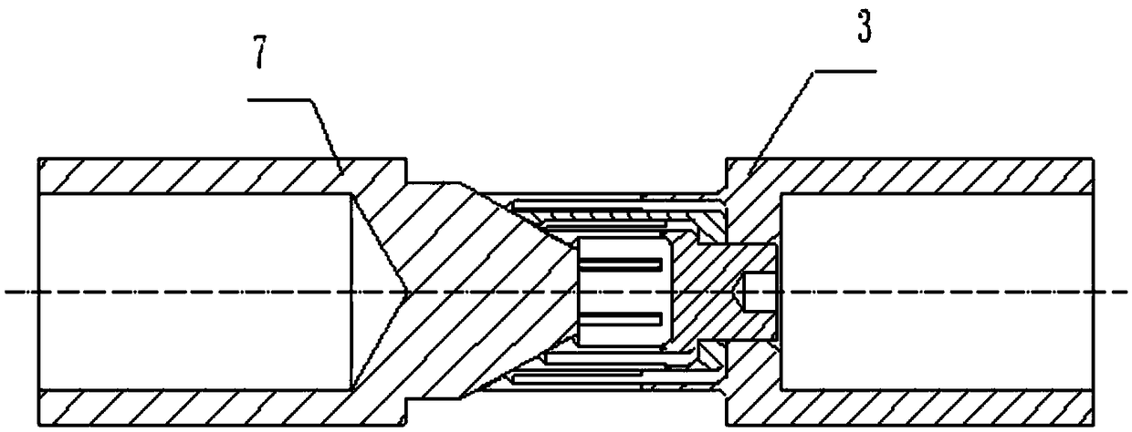 A lotus- type jack pin assembly