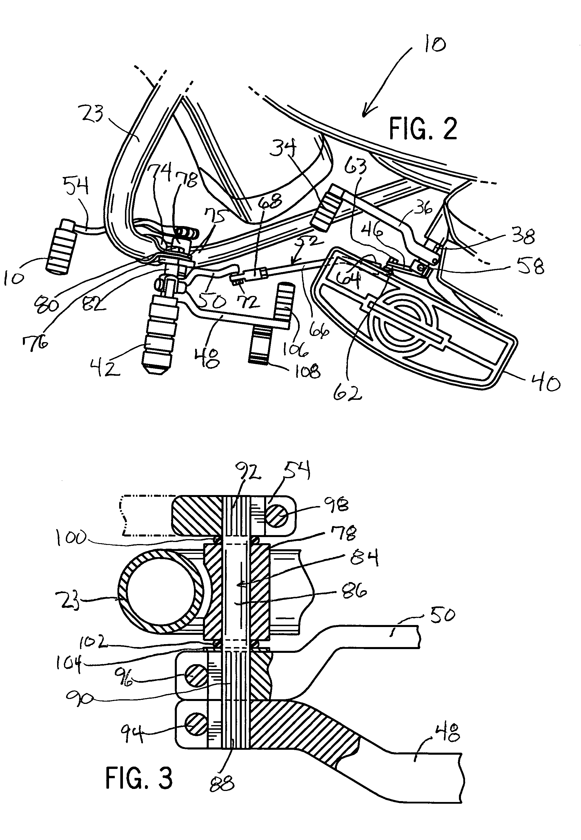 Motorcycle forward shift control