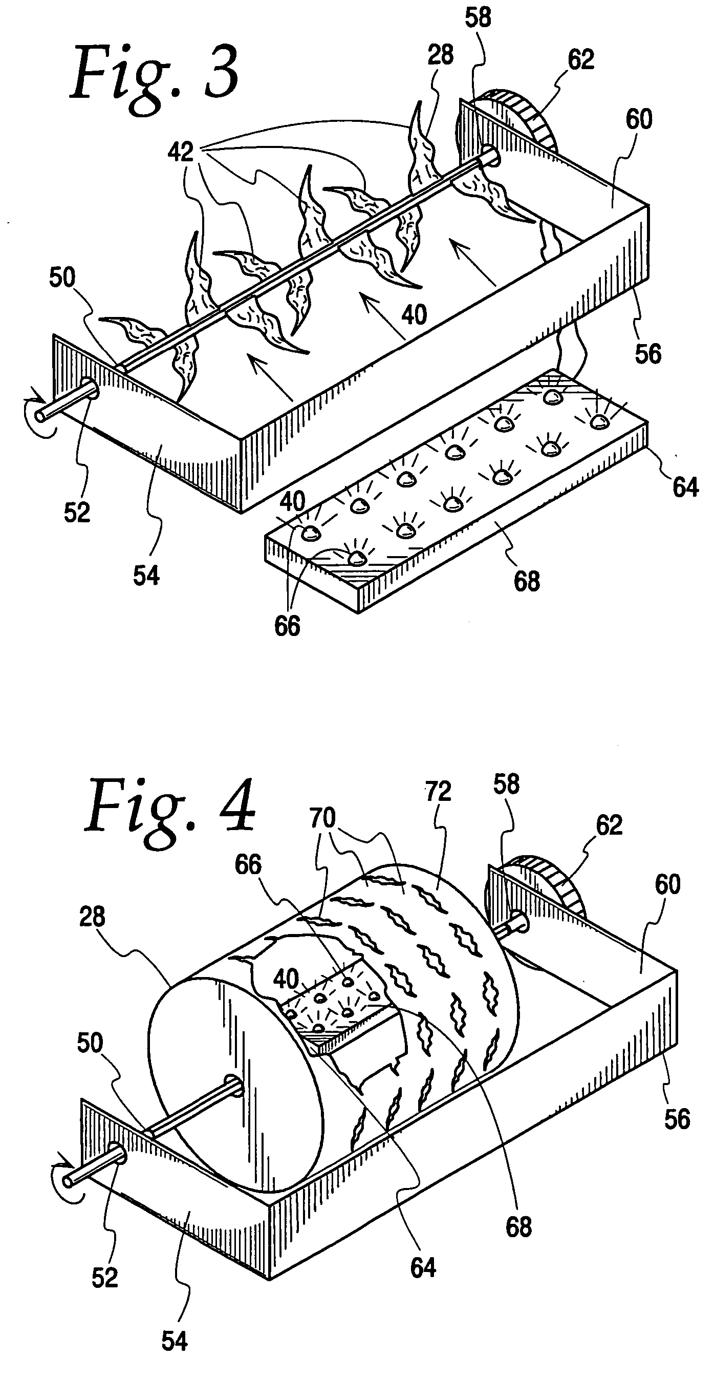 Artificial fireplace