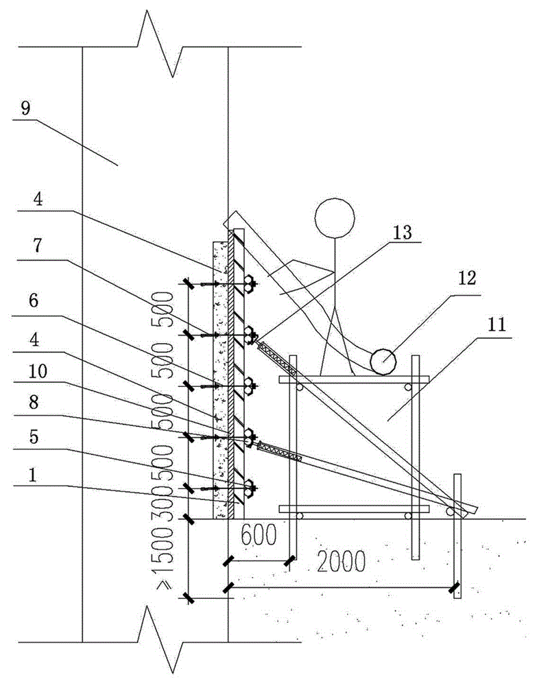 A construction method of water-stop curtain anti-seepage structure