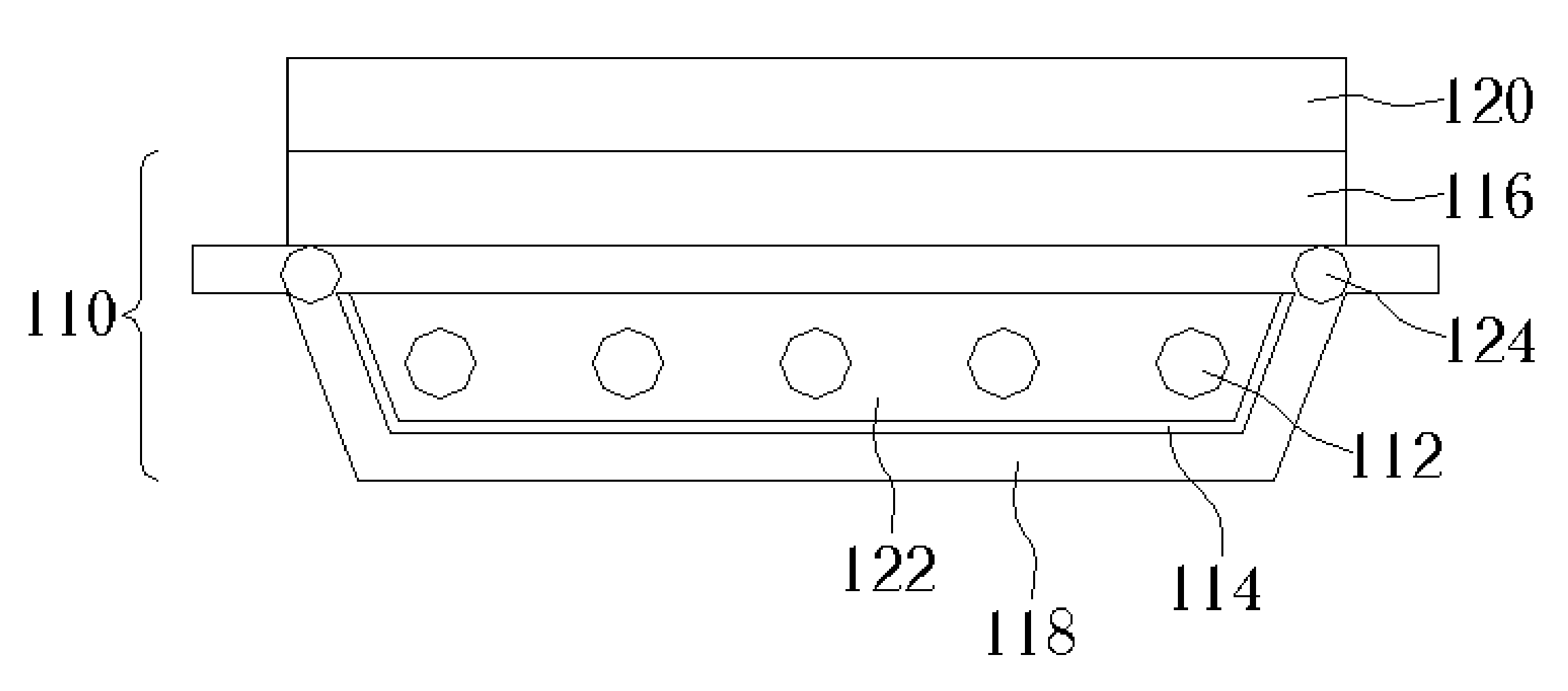 Direct back light unit with heat exchange