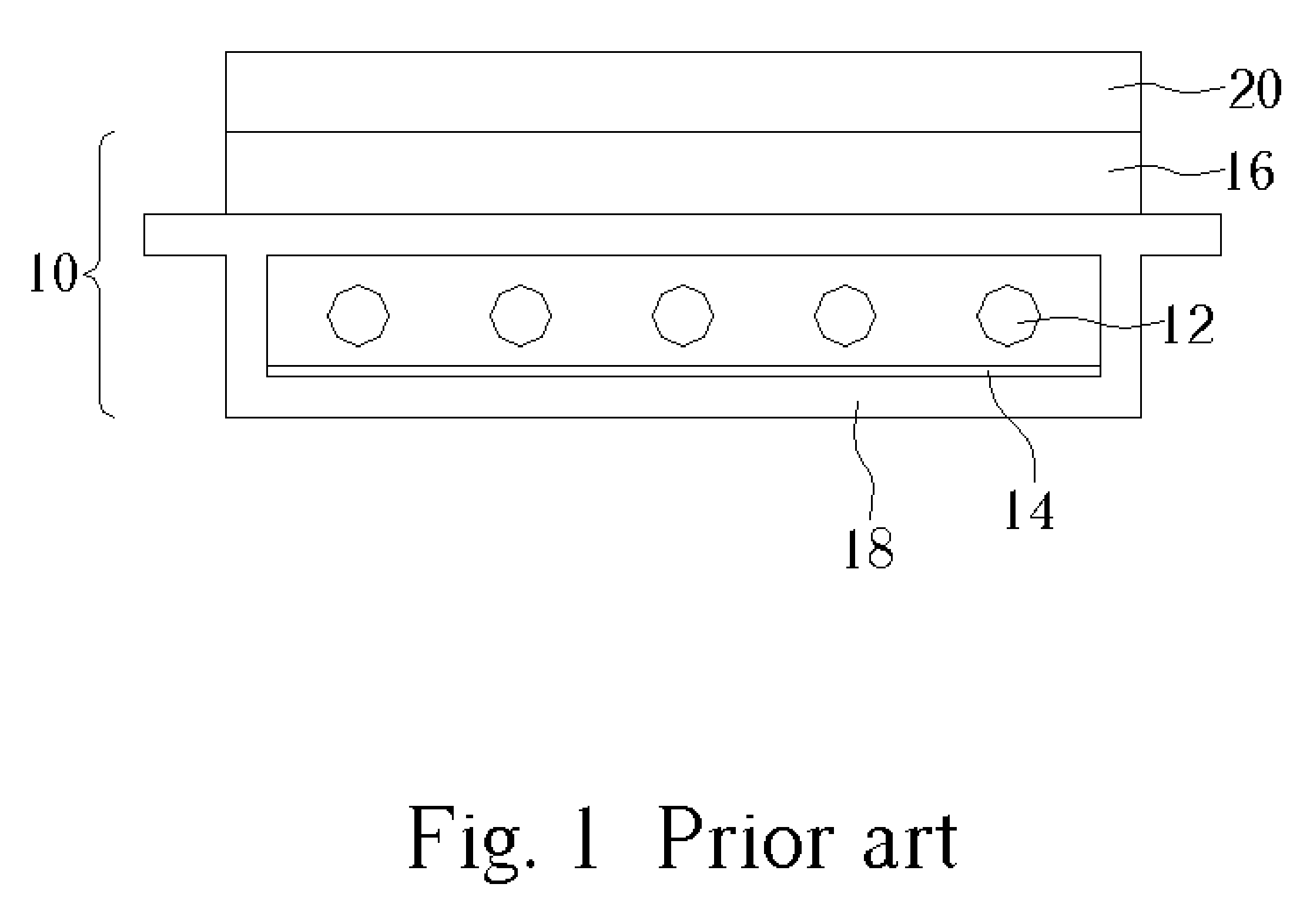 Direct back light unit with heat exchange