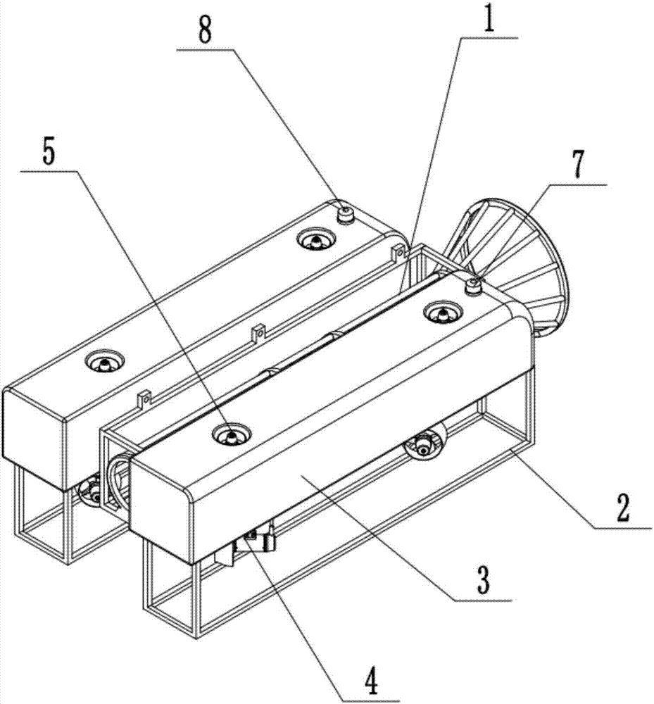 Cable-controlling submersible vehicle capable of efficiently withdrawing AUV underwater