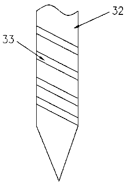 Construction ground punching device and method