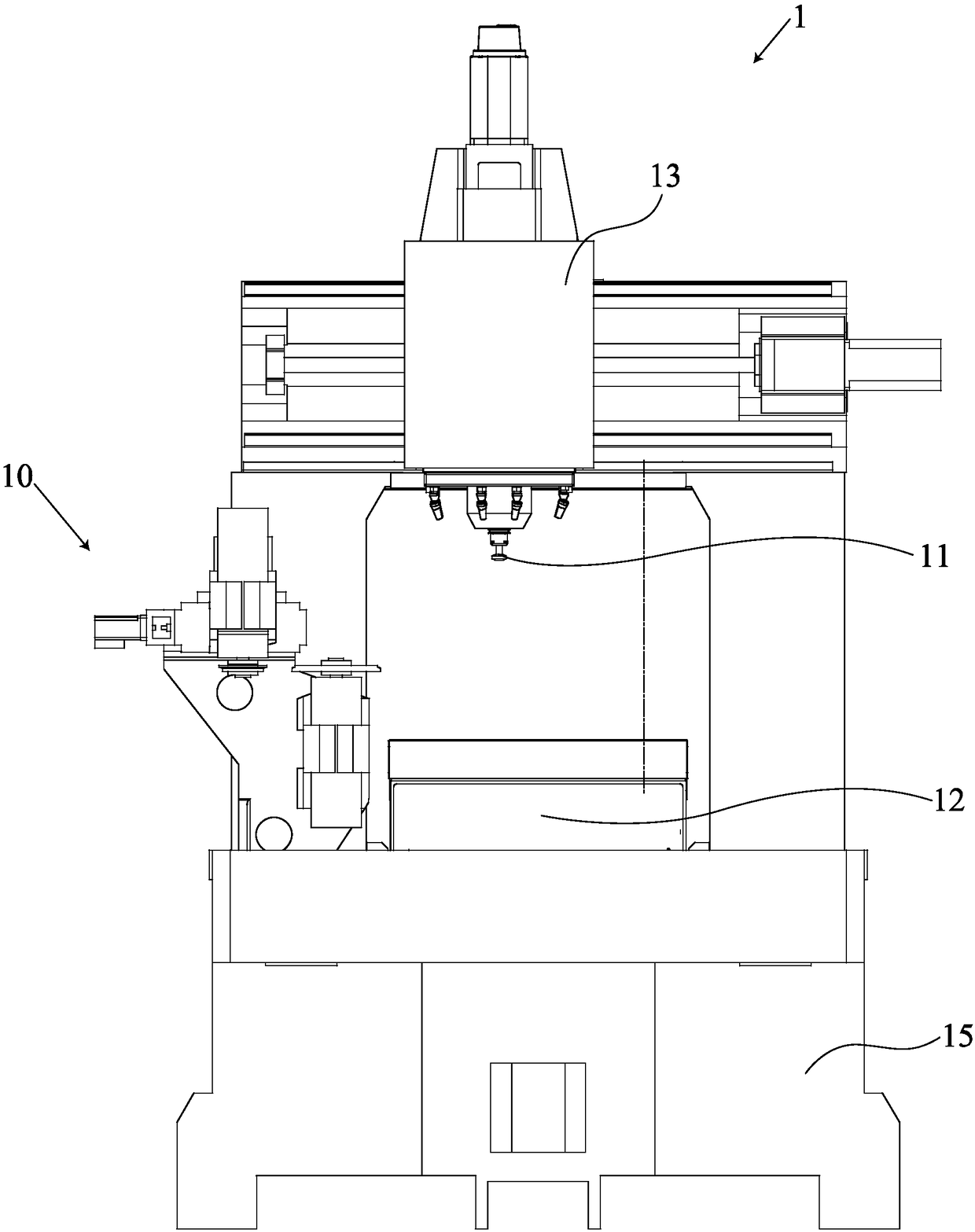 Dressing unit and numerical control processing device