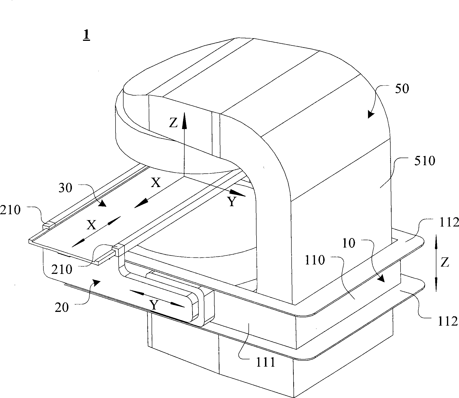 Sick bed driving device of magnetic resonance system